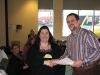 Michelle Robbins accepting for Seneca Falls Library