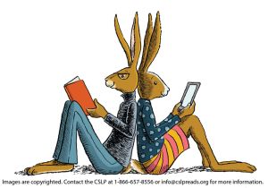 Bunnies reading