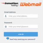 Webmail Login Screen