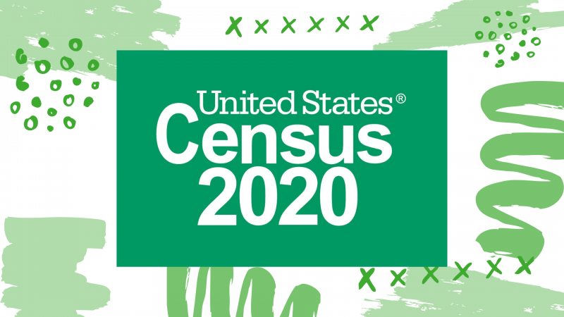 Slide to promote Census 2020