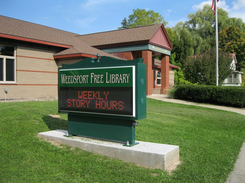 Weedsport Free Library Front