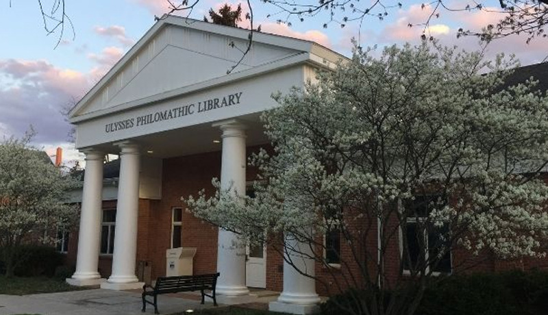 Ulysses Philomathic Library Banner Stock