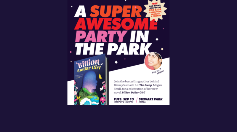 Bestselling Author at Stewart Park this September!