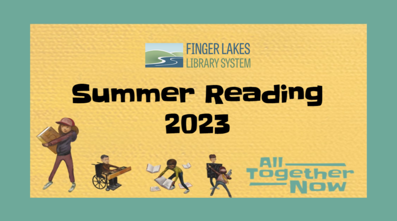 Summer Reading 2023 with All Together logo and kids
