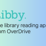 Text says "Libby the library reading app from OverDrive"