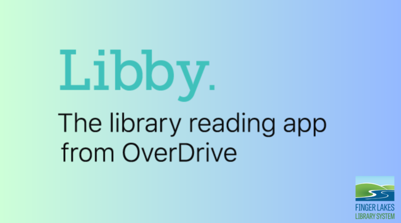 Text says "Libby the library reading app from OverDrive"