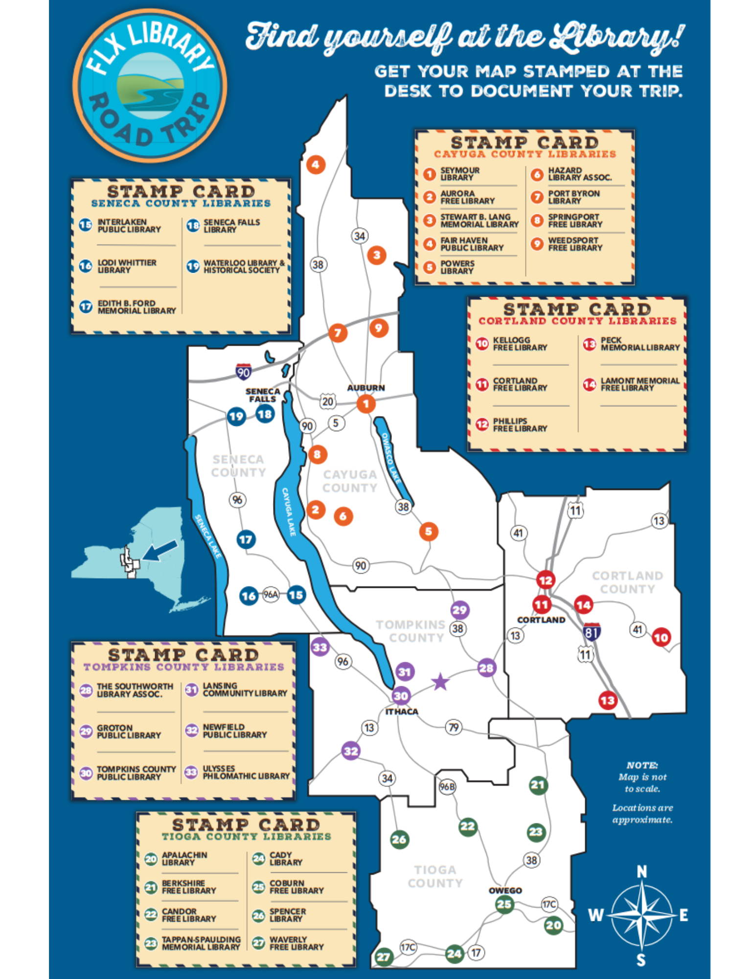 FLX Library Road Trip Interactive Map